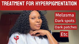 Best treatment products for dark spots dark patchesmelasma etc [upl. by Durkee]