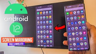 How to Miracast Android 12 to Samsung TV Free amp Wireless 2022 [upl. by Amian]