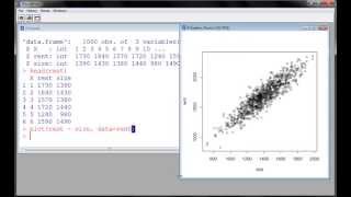 R  Simple Linear Regression part 1 [upl. by Pacian]