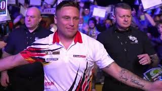 Gerwyn Price new walk on at 2nd Premier League night  Darts Premier League 2024 [upl. by Leonor]