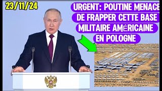 🚨cest confirmé POUTINE va frapper cette base militaire américaine basé en Pologne [upl. by Koller]