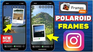 How to Use Instagram Frames  New Instagram Update 2024 [upl. by Emalee533]