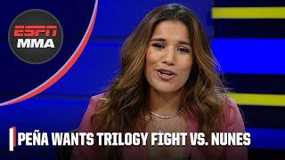 Julianna Peña responds to DC saying she hasn’t warranted an immediate rematch vs Amanda Nunes [upl. by Aicala80]