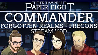 DampD AFR Commander Precon Decks  Friday Night Paper Fight 20210813 [upl. by Nairb]