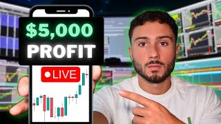 LIVE Day Trading  5000 Profit  SampP 500 SPY ES [upl. by Serica]