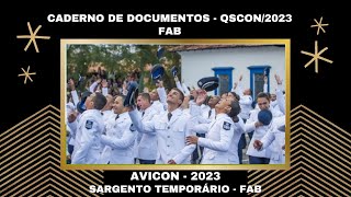 🔥SARGENTO Temporário da AERONÁUTICA – QSCon 2023  ENTREGA DE DOCUMENTOS FABAVICON  DICAS [upl. by Lashond493]