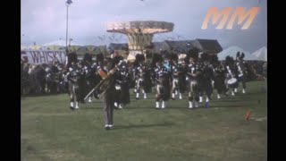 Halkirk Scotland Highland games 1977 old cine film 307 [upl. by Arikat169]