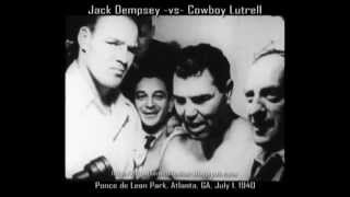 Jack Dempsey vs Cowboy Luttrell 1940 wInterview 16mm Transfer [upl. by Ynot]