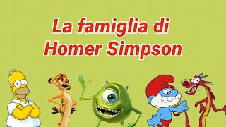 VOCI INCROCIATE  La famiglia di Homer Simpson Il Professore Matto [upl. by Annoved]