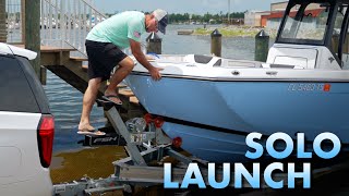 Learn Tips To Quickly amp Safely Solo Launch Your Boat [upl. by Nork409]