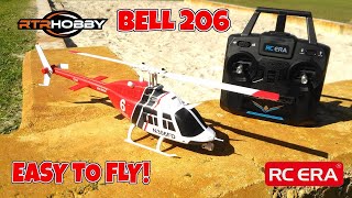 This New RC ERA C138 Bell 206 Scaled Helicopter is PERFECT for Beginners  RTRHobby [upl. by Aneeras]