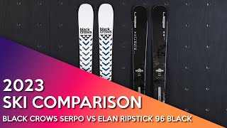 2023 Black Crows Serpo vs Elan Ripstick 96 Black [upl. by Enitsirk]