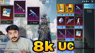 Crystal bloom crate opening  M416 glacier back ￼ Akm glacier back  ump glacier skin crate opening [upl. by Aihsila]