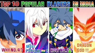 Top 10 Popular Beybladers In India 🇮🇳  Beyblade Og  Beyblade Metal  Burst  AFS Hindi [upl. by Odnamla952]