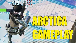 ARCTICA Skin GamePlay in Fortnite Zone Wars [upl. by Edieh]