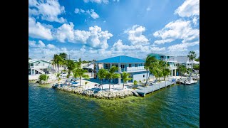 Waterfront Modern Paradise with Open Water Views in Desirable Cudjoe Key for 3199000 [upl. by Mialliw]