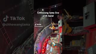 Chhewang lama with band in live chhewanglama live band singing viralvideo subscribe Binaya [upl. by Aderfla]