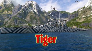 Meet The Tiger British Battleship World of Warships Legends [upl. by Barta]