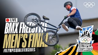 🔴 LIVE BMX Freestyle Mens Finals  OlympicQualifierSeries [upl. by Assilen261]