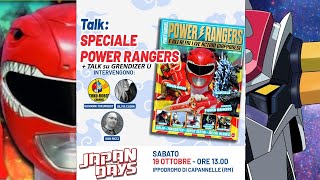 TOKUROBOT OSPITE ai JAPAN DAYS Roma  TALK Speciale Sprea quotPOWER RANGERSquot  TALK su GRENDIZER U [upl. by Enomahs]