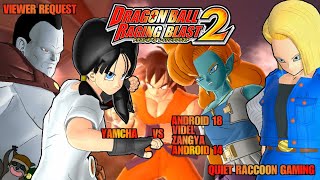 Dragon Ball Raging Blast 2 PS3 Viewer Request  Yamcha vs Four Opponents [upl. by Javier]