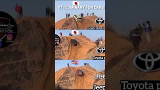 Toyota land cruiser vs toyota prado vs jeep wrangler offroad tests [upl. by Ewnihc938]