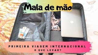 O QUE LEVAR BAGAGEM DE MÃO NA PRIMEIRA VIAGEM INTERNACIONAL  SUPER DICAS ♥ Tatiane Vita [upl. by Aniteb]