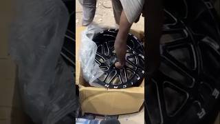 22inch Alloy Wheels install in Thar🔥✅ [upl. by Ramoj]