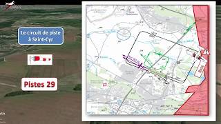 Tour de Piste facile à LFPZ Points de repère et trajectoires 2ème partie [upl. by Vinaya632]