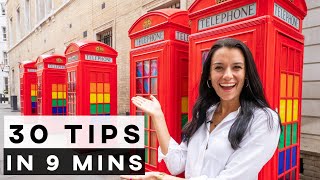 30 essential London tips in 9 minutes [upl. by Aniweta116]