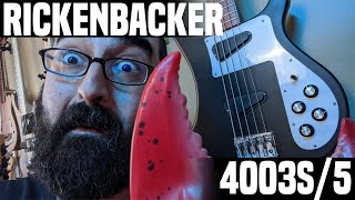 LowEndLobster Review Rickenbacker 4003S5 5 String Bass A new Ric model [upl. by Sergio]