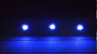 kit mini spots LED rond rgb demo [upl. by Jonathan]