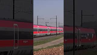 Frecciarossa 1000 en France train trainspotting foryou video france francia sncf hoscale [upl. by Ciel]