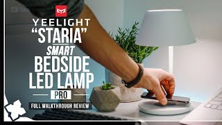 Yeelight Staria Pro  smart bedside lamp with QI charger Xiaomify [upl. by Leahcam]