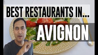 Best Restaurants amp Places to Eat in Avignon  France [upl. by Nannah135]