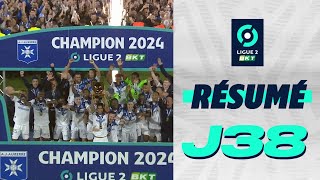 Résumé 38ème journée  Ligue 2 BKT  20232024 [upl. by Yerffej]