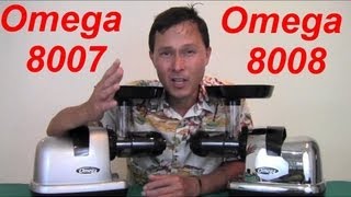 Omega 8007 and Omega 8008 Juicers  Differences Explained [upl. by Aikmat]