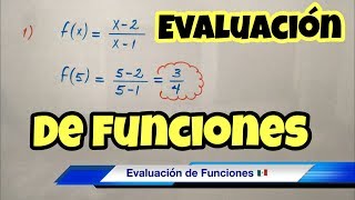 Evaluación de FUNCIONES muchos ejemplos [upl. by Bathsheeb]