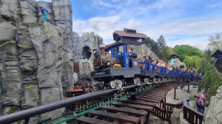 NEW Alpenexpress EnzianGrottenblitz Europa Park onride POV [upl. by Yanrahc551]