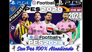 Como Baixar e instalar Patch Atualização PES 2020 EFootball Pro Evolution Soccer 2020 [upl. by Aeiram]