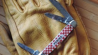 Purina Advertising 3 Blade Kutmaster Stockman  Retro Knives [upl. by Zack223]