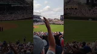 Go Cubs The YMCA song at the Cubs game viral baseball chicago viralshorts viralshort sports [upl. by Lounge]