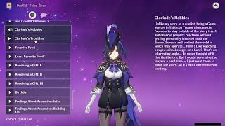 CLORINDE ALL VOICE LINES ENGLISH [upl. by Aubarta]