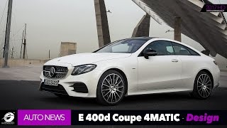 MercedesBenz E400d 4matic Coupe Cashmere White WALKAROUND Exterior Interior Car Design GOMMEBLOG [upl. by Ettennan43]