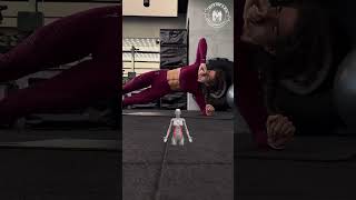 Simple ABS workout for ladies 🏋️💪 Do you like amp try it 😉 sixpackabs abworkout absworkout bbfit [upl. by Delp507]