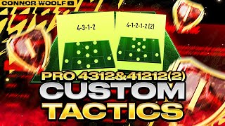 the BEST META 4312 and 412122 CUSTOM TACTICS on FIFA 22 ❄️ [upl. by Jacoba]