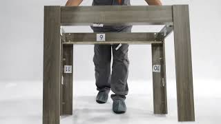 Extendable Dining Table installation video [upl. by Mich495]