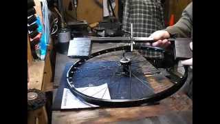 Bicycle Wheel Dishing ToolDIYbuild your own easy [upl. by Rednirah]