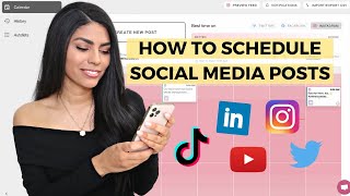 BEST Social Media Scheduler for Social Media Managers amp Creators [upl. by Anuait]