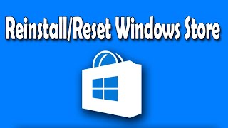 How To Reset Or Reinstall Microsoft Store in Windows 10 [upl. by Sucerdor]